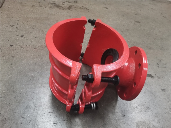 橡膠密封法蘭馬鞍三通